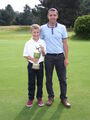 Andy & Samuel Trott Greensome champions 2012